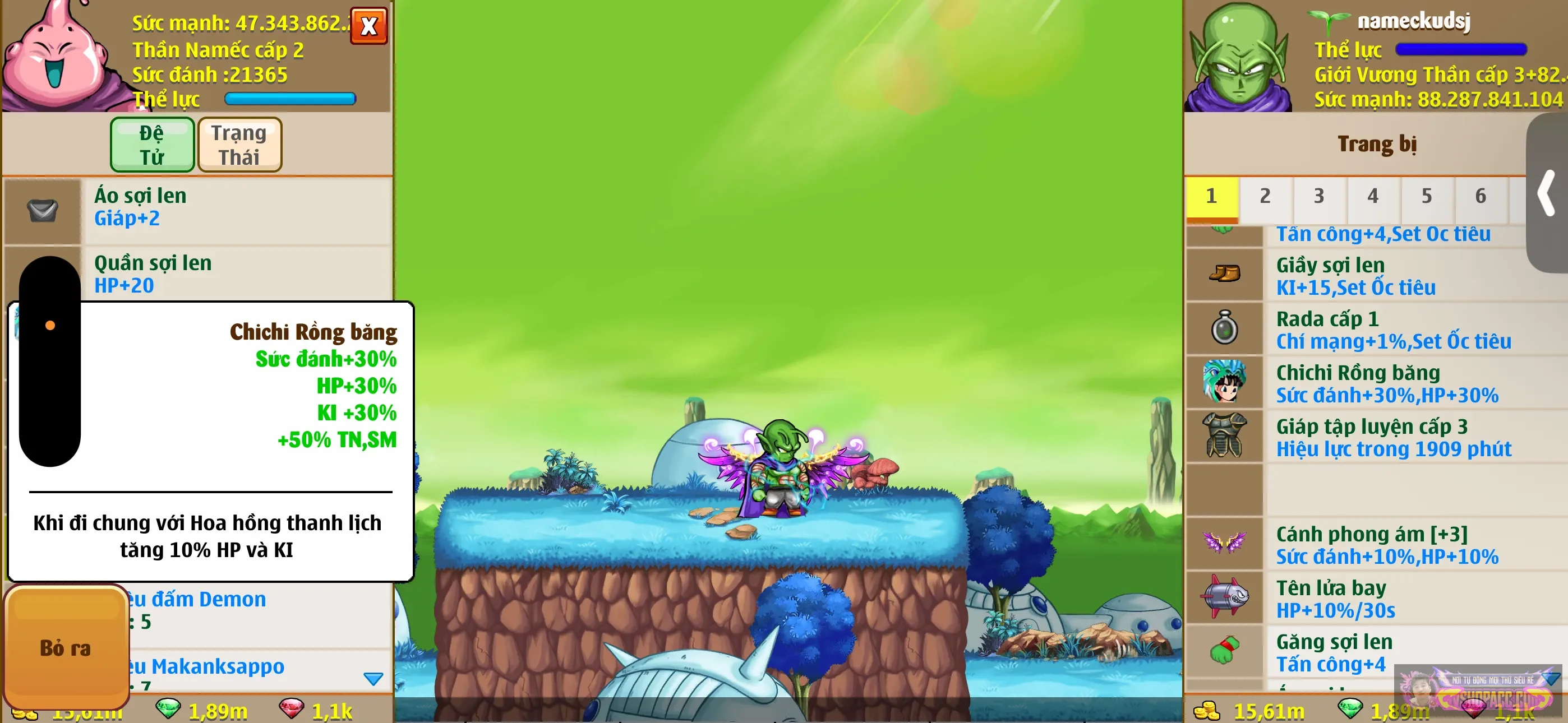 Acc đã mtv, nv xên , sec kh ld nm+ đã mở gói tân thủ 100k